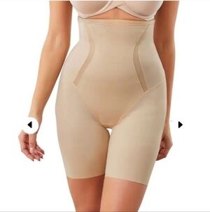 Maidenform High Waist Thigh Slimmer Cool Comfort Shapewear Size Medium